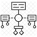 Estrutura De Dados Fluxograma De Dados Algoritmo Ícone