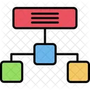 Hierarquia Organizacao Diagrama Ícone