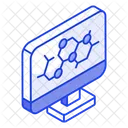 Molecular Estrutura Quimica Ícone