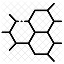 Estrutura Molecular Estrutura Quimica Hexagonos Ícone