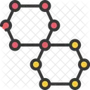 Estrutura Molecular Molecular Estrutura Ícone