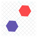 Estrutura Molecular Molecula Estrutura Quimica Ícone