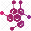 Estrutura Molecular Molecula Produto Quimico Ícone