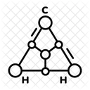 Estrutura Quimica Composto Quimico Formula Estrutural Ícone