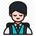 Estudante Garoto Avatar Ícone