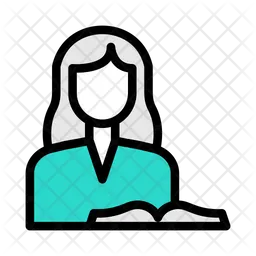 Estudante Feminina  Ícone
