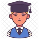 Hombre Avatar Estudiante Icono