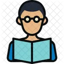 Avatar Lectura Estudiante Icono