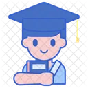 Estudiante De Posgrado Avatar Graduacion Icono