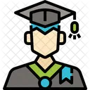 Hombre Estudiante Usuario Avatar Perfil Graduacion Icono