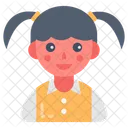 Estudiante Junior Vida Escolar Joven Icono