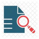 Estudio De Caso Investigacion Investigacion De Datos Icono