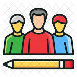 Estudio en grupo  Icono