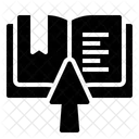 Aprendizaje En Linea Libro Estudio Icono