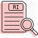 Ai Estudos De Caso Cor Sombra Icone Thinline Ícone