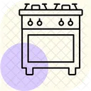 Estufa Cocina Cocina Icono