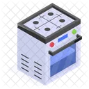 Estufa de gas  Icono