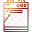 Estufa de gas  Icono