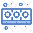 Estufa de gas  Icono