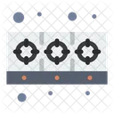 Estufa de gas  Icono