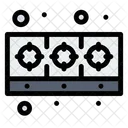 Estufa de gas  Icono
