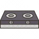 Estufa de gas  Icono
