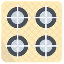 Estufa de gas  Icono