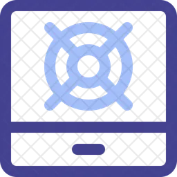 Estufa de gas  Icono