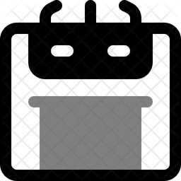 Estufa de gas  Icono
