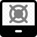 Estufa de gas  Icono