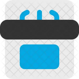 Estufa de gas  Icono