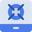 Estufa de gas  Icono