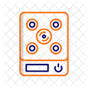 Estufa De Induccion Cocina Vitroceramica Icono