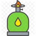 Estufa de gas  Icono