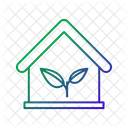 Casa Verde Casa Casa Ecologica Ícone