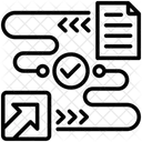 Etapes Sequence Processus Icône