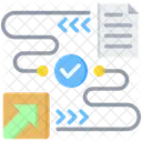 Etapes Sequence Processus Icône