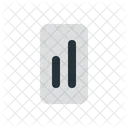 Statistique Mobile Mobile Telephone Icône