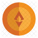 Ethereum Cambio De Divisas Moneda Digital Icono