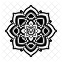 Eternal Mandala Flower Floral Icon