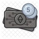 Eth Back Coin Five  Icon