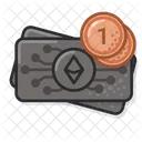 Eth Back Coin One  Icon