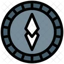 Ethereum Blockchain Crypto Icon