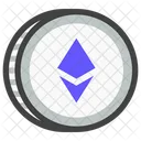 Ethereum Coin Mining Icon