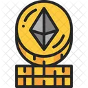 Ethereum Cryptocurrency Coin アイコン