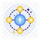 Ethereum Blockchain Ethereum Blockchain Icon