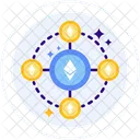 Ethereum Blockchain Ethereum Blockchain Icon
