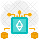 Ethereum Box Cloud Server Icon
