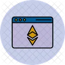 Ethereum Browser Browser Cryptocurrency Icon