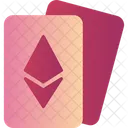 Ethereum Cards Metaverse Digtal Icon